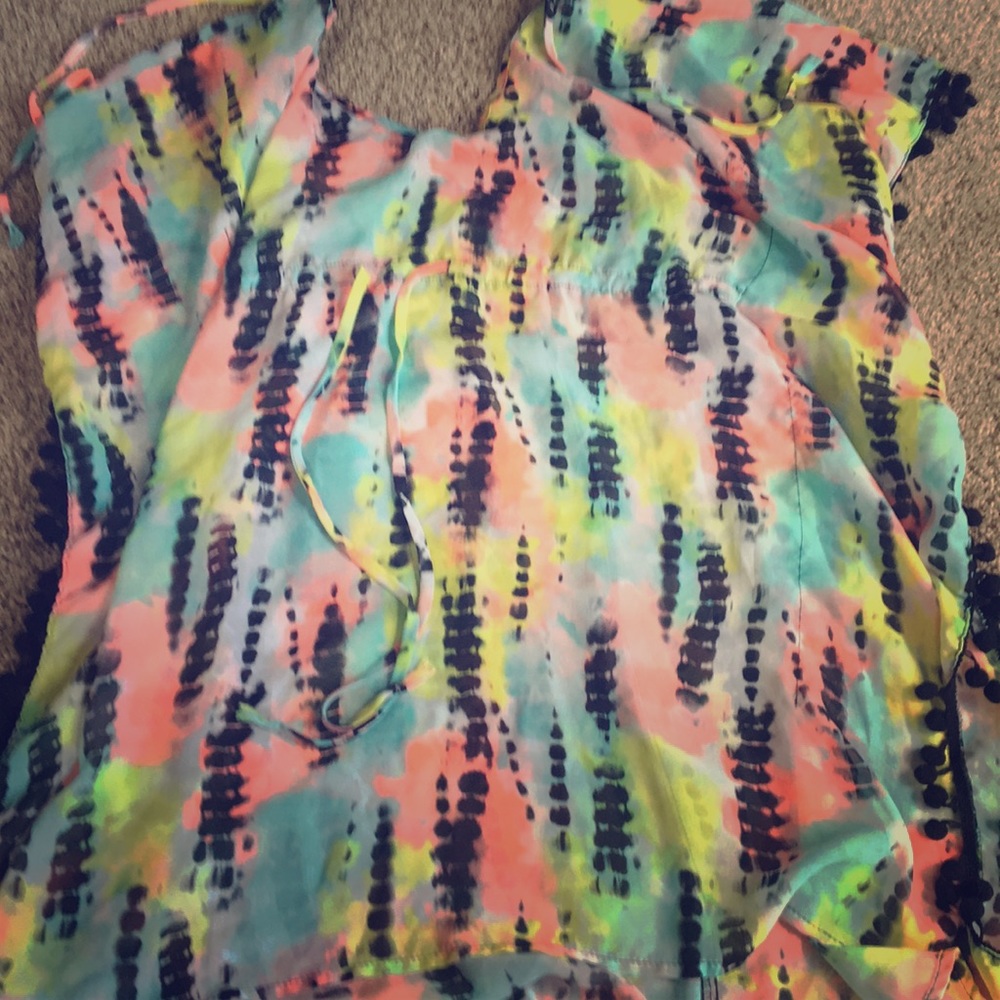 A swimsuit coverup